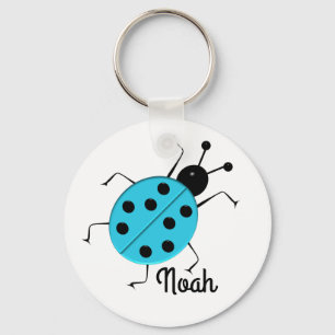 schattige ladybugs, gepersonaliseerd sleutelhanger