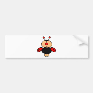 schattige ladybuis bumpersticker