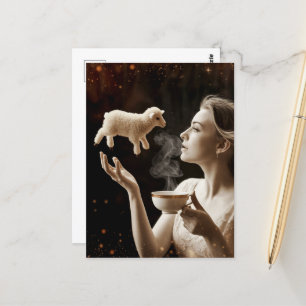 Schattige Lam Magick Briefkaart