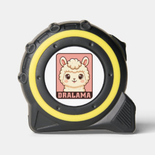 Schattige lama illustratie ontwerp rolmaat