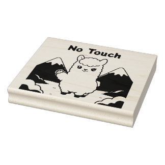 Schattige Lama Rubberstempel