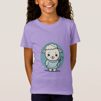 Schattige lams T-shirt