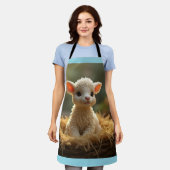 SCHATTIGE LAMSVLEES IN DE KRIBBE SCHORT (Gedragen)