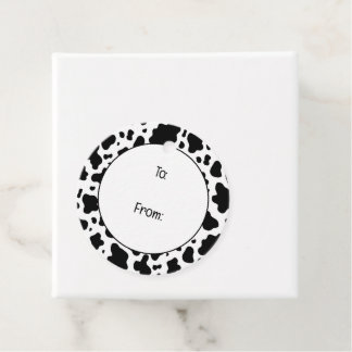 Schattige Land Boerderij Koeien Bedankjes Labels