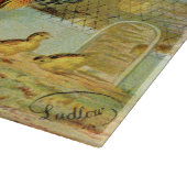 Schattige Land haan kipglas Snijplank (Hoek)