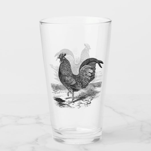 Schattige Land  haanglas Glas (Achterkant)