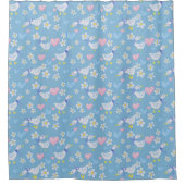 Schattige  landganzenpatroon douchegordijn (Voorkant)