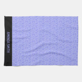 Schattige lavendelblauw, Elegant Theedoek (Horizontaal)