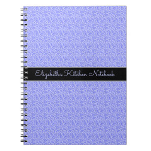 Schattige lavendelblauw notitieboek