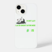 "Schattige Lazy Panda Comfort trendy ontwerp" iPhone Hoesje (Achterkant)