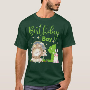 Schattige Leeuw 1e Verjaardag Jongen T-shirt