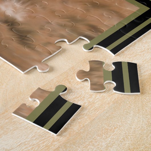 Schattige Leeuw Cubs Oerwoud Dier Jigsaw Puzzel (Zijkant)