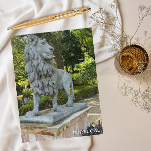 Schattige Leeuw, Sintra Portugal Fotografie, Reize Feestdagenkaart
