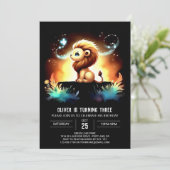 Schattige leeuwenverjaardag kaart (Staand voorkant)