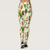 Schattige Leggings van bosdieren (Achterkant)