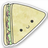 Schattige lekker broodje sticker (Voorkant)