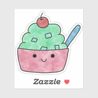 Schattige lekker fruitijs sticker