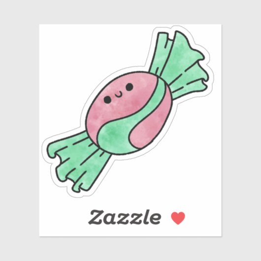Schattige lekker snoep sticker (Vel)