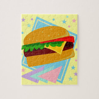 Schattige Lekkere Burger Legpuzzel