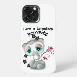 Schattige Lemur met Hart Cupido Pijl – Zoete Liefd iPhone 13 Pro Max Hoesje