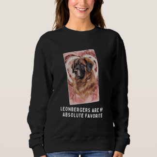 Schattige Leonbergers Dog Heart Design Trui