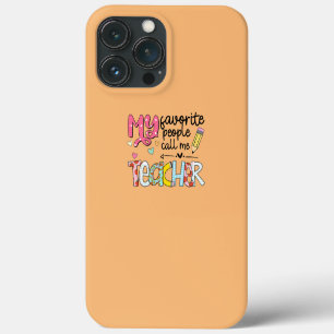 Schattige leraar mijn favoriete mensen noemen me l iPhone 13 pro max hoesje