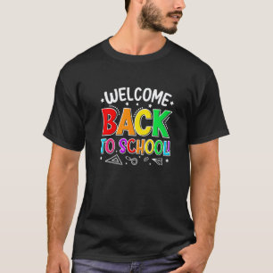 Schattige leraren studenten kleding terug naar sc t-shirt