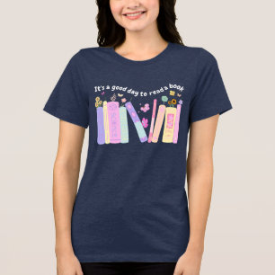 Schattige lerarenshirt, het is een goede dag om ee Tri-Blend shirt