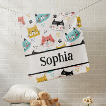 Schattige leuk kattenpatroon