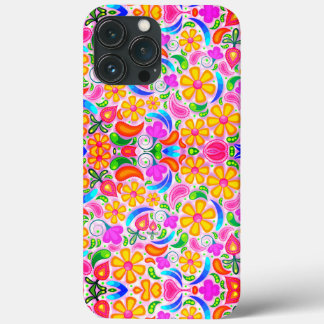 Schattige leuke florale Hoesje-Mate iPhone draagta iPhone 13 Pro Max Hoesje