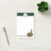 Schattige leuke leuke Santa kitten & Mouse Post-it® Notes (Kantoor)