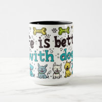 Schattige leven is beter met honden