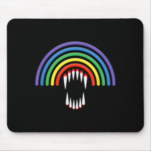 Schattige Lgbtq Vamre Lgbt Halloween Geest Regenbo Muismat