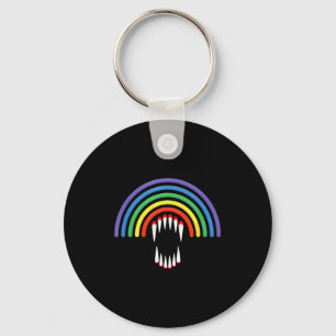 Schattige Lgbtq Vamre Lgbt Halloween Geest Regenbo Sleutelhanger