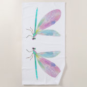 Schattige libel strandlaken (Voorkant)