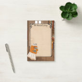 Schattige Librarian Ghost Spooky notitieblok Post-it® Notes (Kantoor)