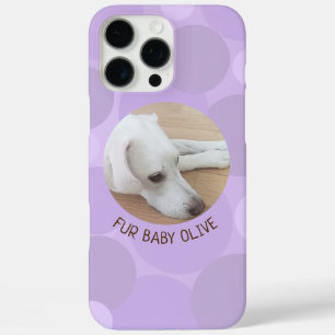 Schattige licht Paarse Polka Dot Spotted Circles D iPhone 16 Pro Max Hoesje