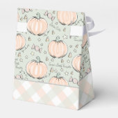 Schattige lief klein pompoen Halloween & Herfst Bedankdoosjes (Achterkant)