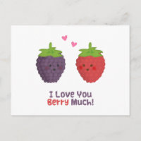 Schattige Liefde Je Berry Veel Pun Humor