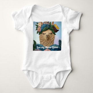 Schattige Liefde mijn Mama Llama draag voor baby Romper