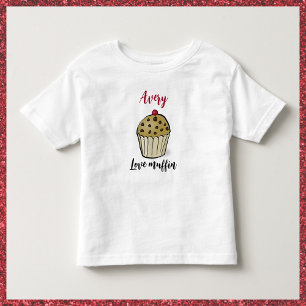Schattige Liefde Muffin Kinder Shirts
