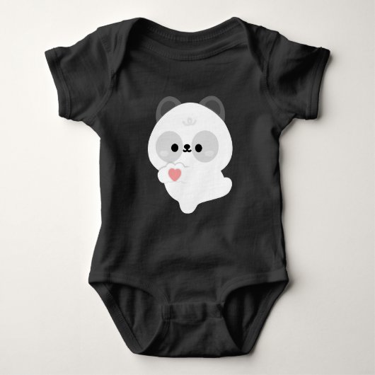Schattige Liefde Panda Romper (Voorkant)