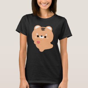 Schattige Liefdes Tijger T-shirt