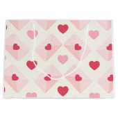 Schattige liefdeshart groot cadeauzakje (Voorkant)