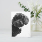 Schattige liefhebber briefkaart (Staand voorkant)