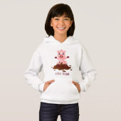 schattige liefhebbers noemen Hoodie (Voorkant volledig)