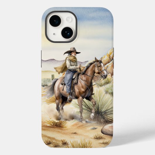 schattige liefhebbers woestijn Case-Mate iPhone case (Achterkant)
