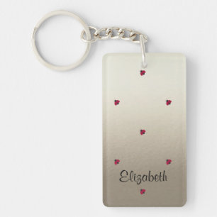 Schattige lieve lieveboeren, Lichte-Personalized Sleutelhanger