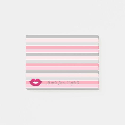 Schattige Lieve Stijlvolle Meisjesachtige Lippen, Post-it® Notes (Voorkant)