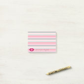 Schattige Lieve Stijlvolle Meisjesachtige Lippen, Post-it® Notes (Op bureau)